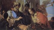 Giovanni Battista Tiepolo Joseph received the hand of Pharaoh, Central painting